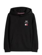 Th X Cf1 Logo Hoodie Black Tommy Hilfiger