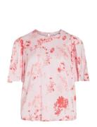 Vithalia Anya 2/4 O-Neck Top/Dc Pink Vila