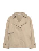 Maia Coat Beige A-View