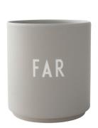 Favourite Cup Grey Design Letters