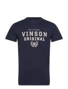 Vinson Raz Reg Tee Men Navy VINSON