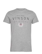 Raz Reg Cot Sj Vin M Tee Grey VINSON