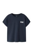 Nkfville Ss Loose Top Navy Name It