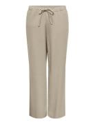 Cargoa Mw Linen Bl Pull-Up Pant Cc Pnt Beige ONLY Carmakoma