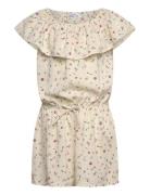 Nkfvinaya Ss Playsuit Fffff Noos Cream Name It