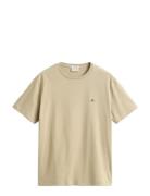 Reg Shield Ss T-Shirt Beige GANT