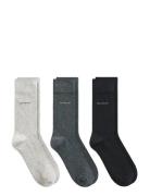 3-Pack Socks Grey GANT