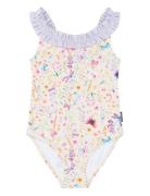 Swimsuit Uv Aop Patterned Mikk-line