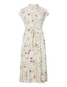 Yasasina Cs Midi Belt Dress S. Noos Cream YAS
