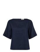 Bs Lucianne Regular Fit Top Navy Bruun & Stengade