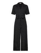Blake Dot Jumpsuit Black Jumperfabriken