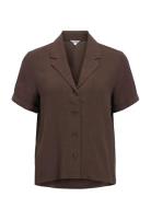 Objsanne S/S Re Shirt Noos Brown Object