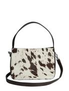 Esambg Cross. Bag, Cow Print White Markberg