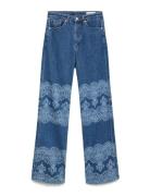 Vmtessa Hr Wide Laser Dnm Jeans Ra3054 Blue Vero Moda