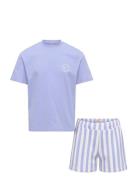 Kogrila Nightwear Top/Shorts Set Jrs Purple Kids Only