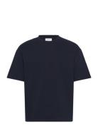 Over Waffle Tee Navy Lindbergh