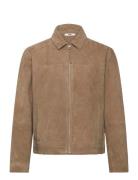 Suede Rider Jacketwhiskey Brown NEUW