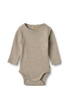 Body L/S Spencer Beige Wheat