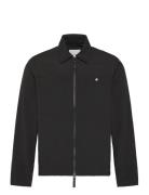 Ls Seersucker Blouson Jacket Black Calvin Klein