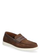 Hilfiger Mix Nubuck Loafer Brown Tommy Hilfiger