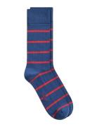 Striped Rib Socks Navy GANT