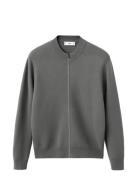 Comfort Stretch Knit Cardigan Grey Mango