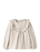 Nmffoley Ls Loose Shirt Lil Cream Lil'Atelier