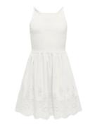 Kogbondi Life Strap Emb Dress Wvn White Kids Only