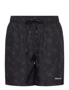 Irregular Monogram Swimshorts Black Daily Paper