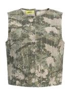 Jxmabel Sille Aop Top Pnt Ln Khaki JJXX