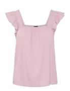 Pcpia Sl Top Wvn Noos Pink Pieces