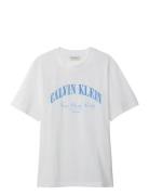 20S March Graphic Seasonal Fashi White Calvin Klein Jeans