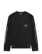 Tjm Rlx La Ls Tee Black Tommy Jeans