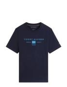 Brand Love Mono Stack Tee Navy Tommy Hilfiger