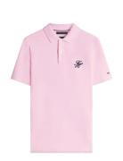 Th Script Reg Polo Pink Tommy Hilfiger