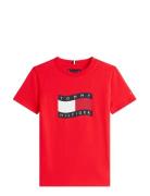 Wavy Flag T-Shirt Red Tommy Hilfiger