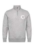 G Badge Half Zip Grey GANT