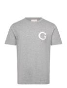 G Badge Ss Tshirt Grey GANT