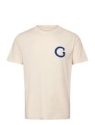 G Badge Ss Tshirt Cream GANT