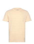 Texture Stripe Ss Tshirt Cream GANT