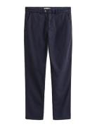 Slim Cotton / Linen Chinos Navy GANT