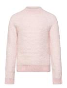 Grcienne Ls Crew Knit Pink Grunt