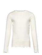 T-Shirt Ls Rib White Huttelihut