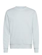 Logo Chest Print O-Neck Sweat Blue Lindbergh