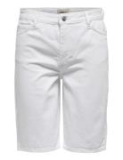 Onlsonny Hw Wide Dnm Shorts Noos White ONLY