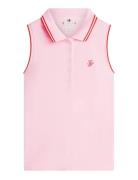 Swimshop Cotton Polo Ss Pink Tommy Hilfiger