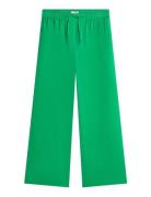 Ess Linen Pull On Pants Green Tommy Hilfiger