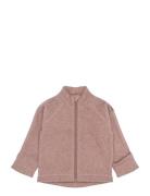 Cotton Fleece Jacket Pink Mikk-line