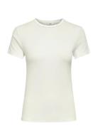 Jdylucky S/S O Neck Top Jrs Noos Cream JDY