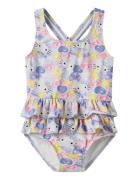 Nmfmine Hellok Swimsuit Sky Purple Name It